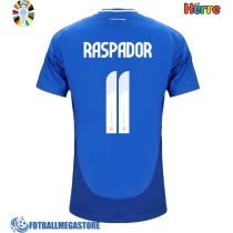 Fotballdrakt Herre Italia Giacomo Raspadori #11 Hjemmedrakt EM 2024 Kortermet